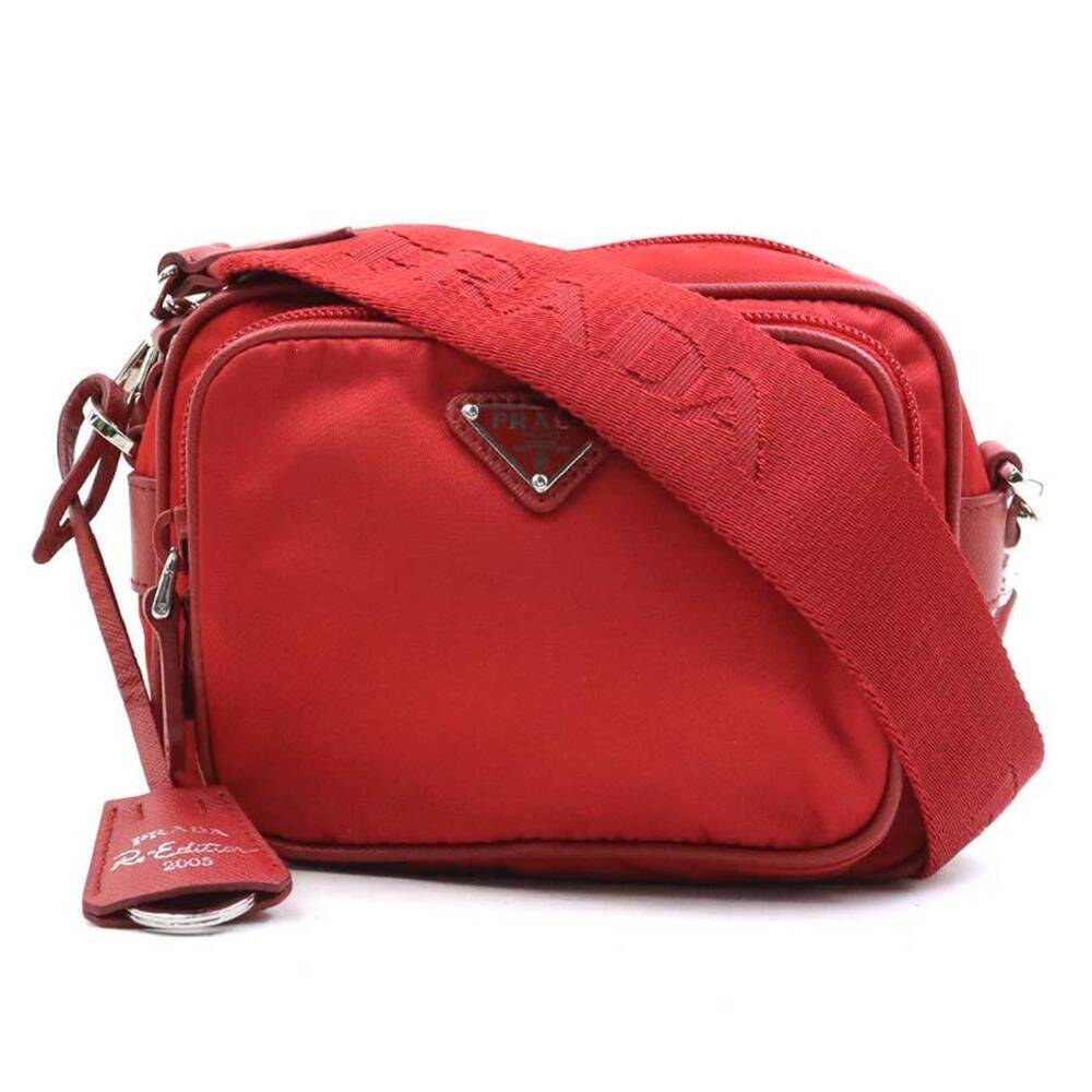 PRADA Red Shoulder Bag